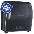 MERIDA SOLID CUT manual, touchless roll towel dispenser, maximum roll diameter: 19,5 cm, made of top quality abs (transparent black)